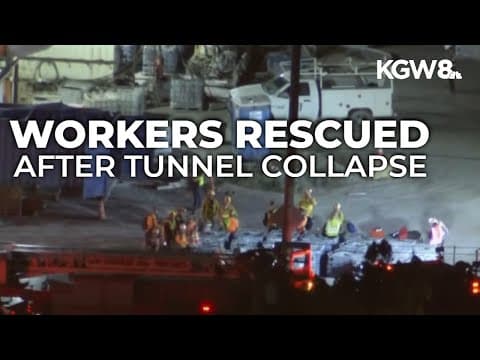 Dozens rescued in LA tunnel collapse