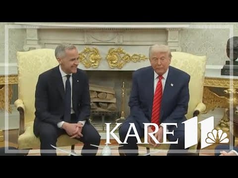 Canadian Prime Minister Mark Carney visits White House