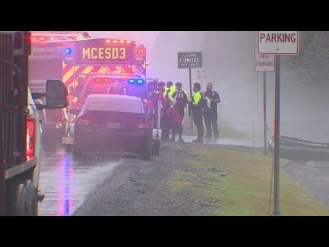 Houston-area weather: Flooding, high water rescues in northern counties