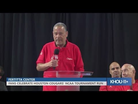 Celebrating the University of Houston basketball team and their incredible run