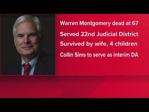Northshore DA Warren Montgomery dead at 67