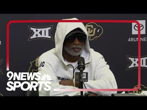 Deion Sanders, Colorado football hold news conference as Buffs head to Orlando