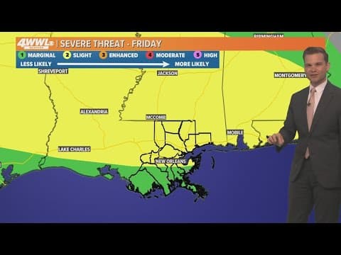 Foggy Thursday morning, possible severe weather on Friday