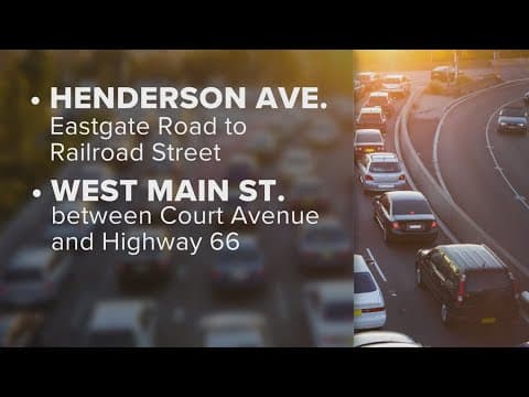 What's impacting drive times in East Tennessee for the week of July 21