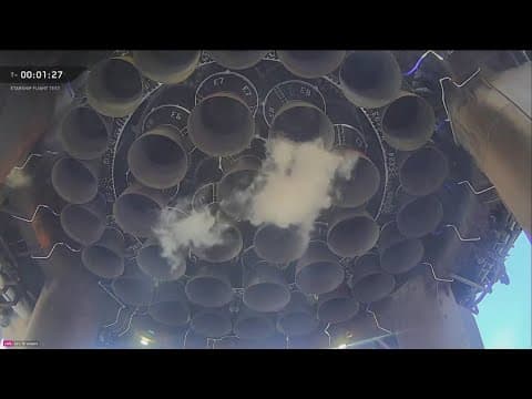 SpaceX Starship Flight 11 launch highlight | Super Heavy megarocket lifts off from Texas