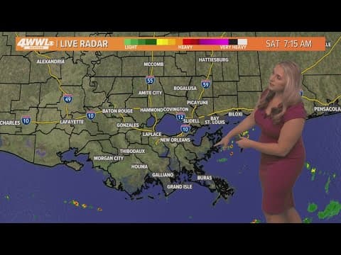 New Orleans Weather: Nice summer weekend, scattered storms Sunday