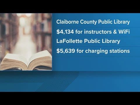 Claiborne and Campbell County libraries get grant for digital literacy