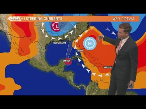 New Orleans Weather: Helene heads to Florida, breezy with a few showers for our area