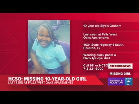 MISSING | 10-year-old girl last seen at Falls West Oaks apartments