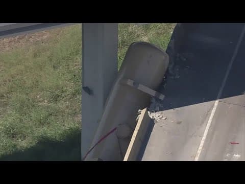 Main lanes of 610 North Loop, Eastex Freeway shut down due to tanker crash