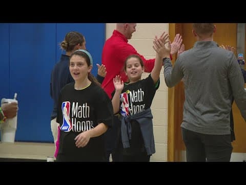 Indianapolis students learn fundamental math skills through basketball