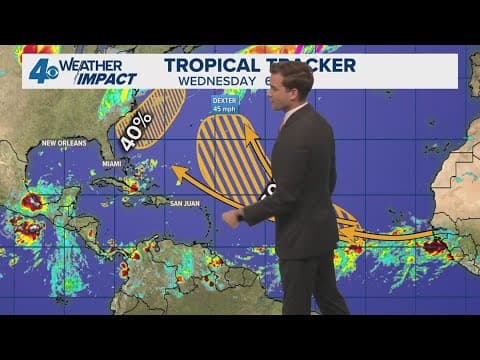 Tropical Update: Watching a few spots, but threats remains low