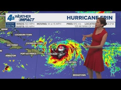 Saturday 5 PM Tropics Update: Cat. 5 Hurricane Erin passes north of Puerto Rico