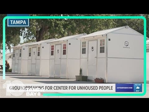 Tampa homeless shelter breaks ground on new community center