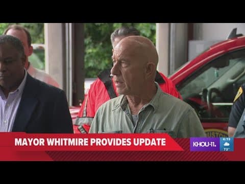 Mayor Whitmire gives update on flooding in Kingwood