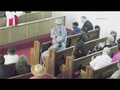 Opal Lee honored in a birthday church service