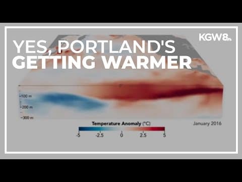 Yes, Portland is getting warmer, and the data proves it
