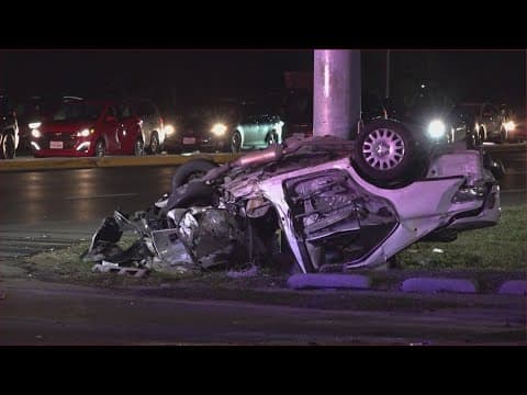 Three people injured after crash that started with a chase in Splendora