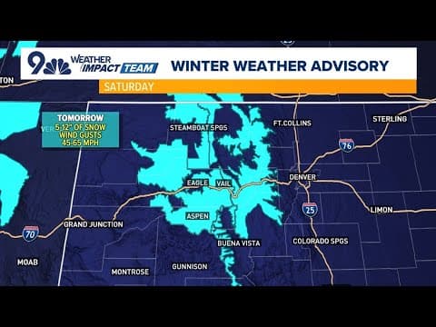 Latest forecast | Seasons collide in Colorado this weekend with mountain snow and fire weather