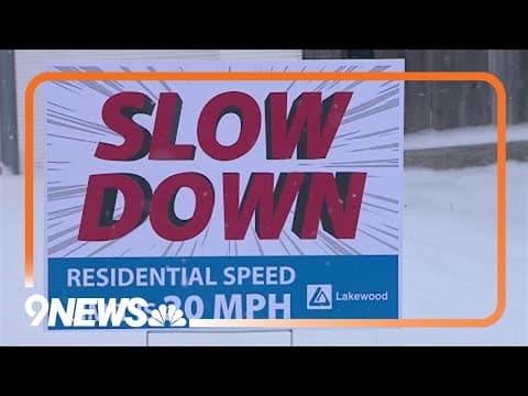 New 20 mph speed limit for Lakewood neighborhoods