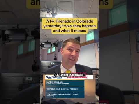 Firenado in Colorado yesterday…an explainer