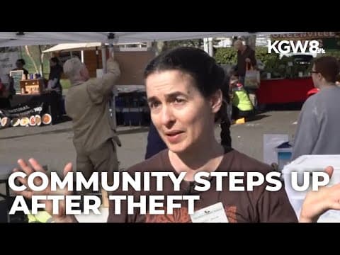 Hillsdale Farmer's Market left scrambling after truck containing supplies was stolen, damaged