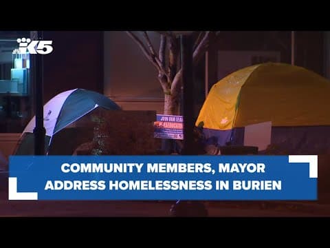 Community members, mayor address homelessness in Burien