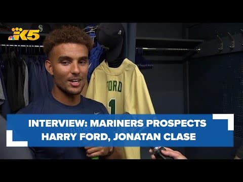 EXTENDED INTERVIEW: Mariners prospects Harry Ford and Jonatan Clase