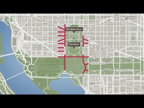 DC Police announce road closures ahead of Vice President Kamala Harris' event on the Ellipse