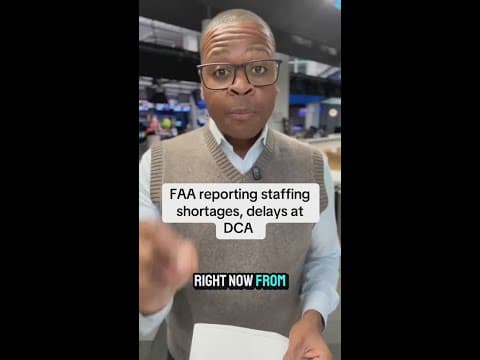 Staffing issues reported at DCA, FAA says