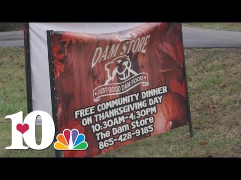'The Dam Store' in Sevierville to give out free Thanksgiving meals
