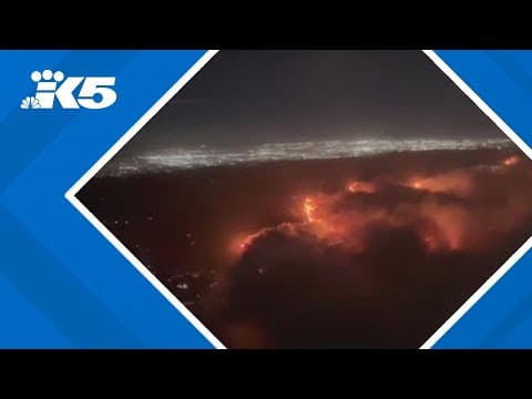LAX passengers arrive in Seattle as wildfires tear through Southern California