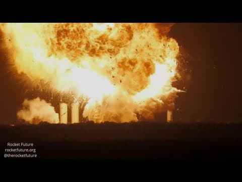 SpaceX rocket explodes during testing in Texas