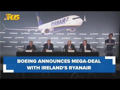BREAKING: Boeing announces mega-deal with Ryanair