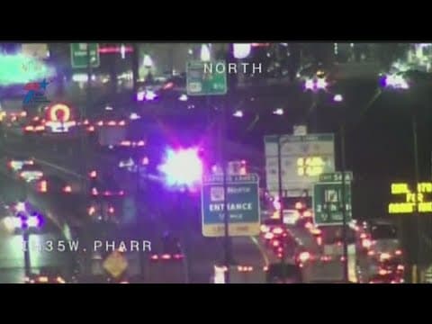 Traffic Alert: I-35W backed up due to a crash north of Downtown