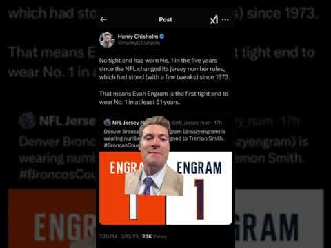 This Denver Bronco is making history on his first day