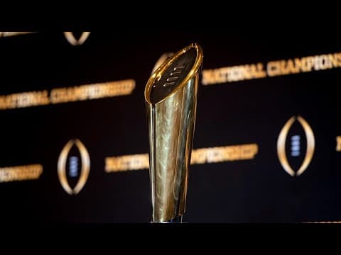 LIVE: Michigan, Washington head coaches address media ahead of College Football Playoff championship