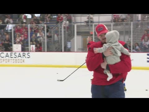 Family Day on the ice for the Caps ahead of playoffs