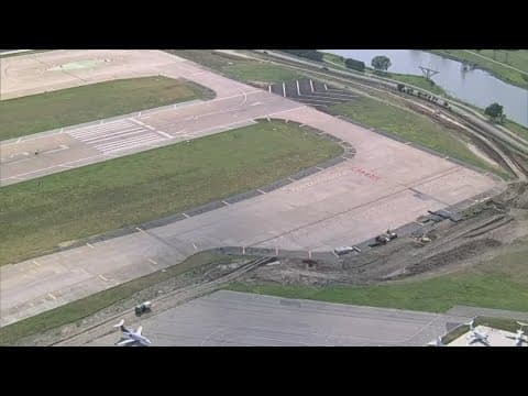 One of two runways at Dallas Love Field under repair, leading to possible delays