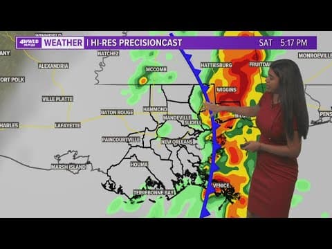 Heavy rain moves in on Saturday