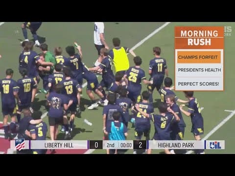 North Texas boys soccer team forced to forfiet state title hours after winning