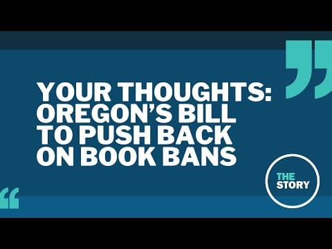 Viewers react to Oregon bill pushing back on book bans