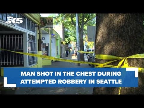 Seattle police look for suspect in Rainier Ave. shooting