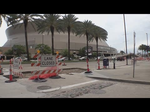 City, state expect to complete more than 90 percent of projects ahead of Super Bowl in New Orleans
