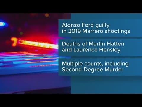 Alonzo Ford found guilty in 2019 Marrero shootings, JPSO says