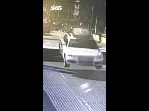 New video shows stolen car jumping partially-open bridge in Seattle