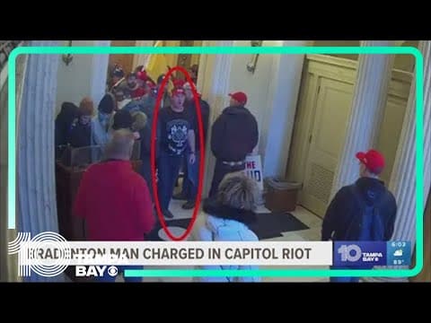 Bradenton man accused of assaulting officer, breaching U.S. Capitol during Jan. 6 attack