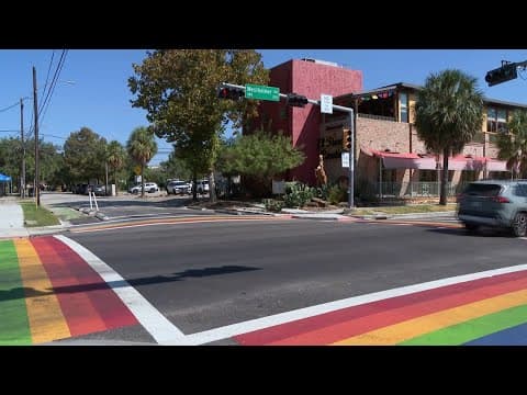 Houston's LGBTQIA+ community rallies against removal of Montrose's rainbow crosswalks