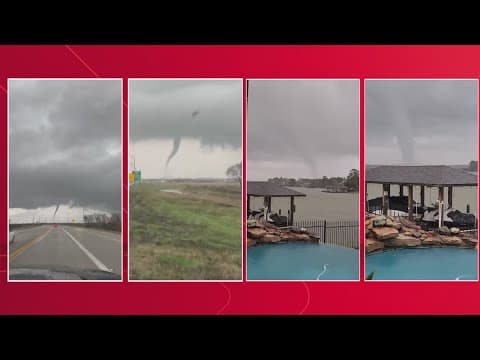 Team coverage: Multiple tornadoes reported as strong storms move through Houston area