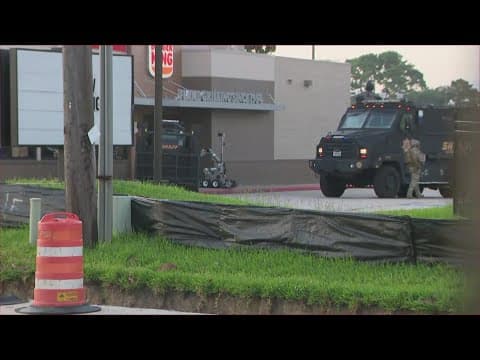 SWAT standoff underway at Burger King in north Harris County